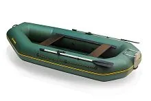 Лодка надувная ПВХ LEADER Компакт 300 + транец (Зеленый)