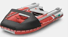 Лодка надувная ПВХ Gladiator E 450 X (Красно-белый)