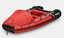 Лодка надувная ПВХ Gladiator E 350PRO (Красно-черный)