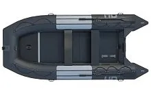 Лодка надувная ПВХ Баджер Heavy Duty 430 AL (Черный)