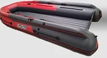 Лодка надувная ПВХ REEF Triton 370S-MAX NDFI (Красный + темно-серый)