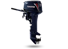 Мотор лодочный подвесной Tohatsu 2-х тактный M 25 H S 
