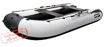 Лодка надувная ПВХ Хантер А 335 Лайт (Белый + черный) В ЧЕШУЕ 