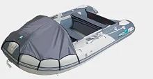 Лодка надувная ПВХ Gladiator D 420AL (Светло-темносерый)