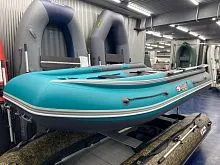 Лодка надувная ПВХ REEF Triton 370S-MAX NDFI (Бирюза + темно-серый)