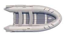 Лодка надувная ПВХ Баджер Air Line 420 (Серый)