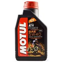 Масло Motul 4Т 5W-40 Синтетическое моторное 1л (для квадроцикла)