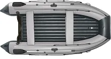 Лодка надувная ПВХ REEF Triton 420НД (Серый + темно-серый)