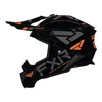 Шлем кроссовый FXR Helium Race Div Black Orange 2025