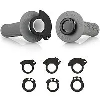 Ручки руля (грипсы) NIBBI Racing "Lock-on" (Серый)