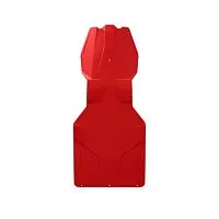 Защита днища пластиковая Sentry к снегоходу Polaris 850 PRO RMK/KHAOS (платформа Matryx) Красный