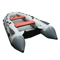 Лодка надувная ПВХ ALTAIR PRO 385 Airdeck(бело-серый)