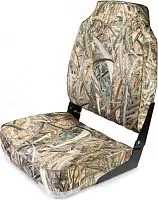 Кресло складное алюминиевое Highback Rainbow Boat Skipper (осенний камуфляж)