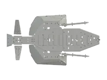 Защита днища CFMOTO ZFORCE 1000 Алюминий (CFMOTO оригинал)