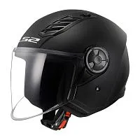 Шлем открытый CF MOTO OF562 Airflow Solid Black 2024