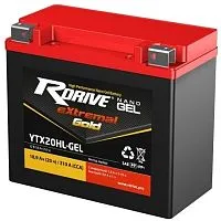 Аккумулятор RDrive Extremal Gold YTX20HL-GEL