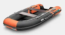 Лодка надувная ПВХ Gladiator E 450S (Оранжево-темносерый)