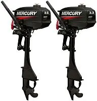 Мотор лодочный подвесной Mercury 2-х тактный ME 2,5 M S 