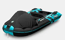 Лодка надувная ПВХ Gladiator C 330AL (Черно-бирюзовый)
