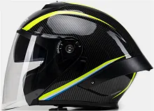 Шлем открытый STAREZZI Easy Rider X-Line Carbonio Rosso 2024