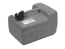 Бак топливный переносной 12 л с разъемом под резьбовой коннектор с указателем уровня топлива Пластик