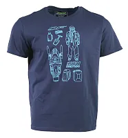 Футболка DRAGONFLY Snow Man Blue 2025