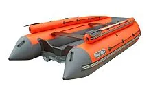 Лодка надувная ПВХ REEF Triton 390FНД (Красный + темно-серый)
