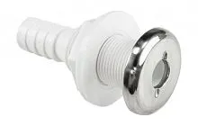 Разъем водосброса пластиковый 3/4"нерж