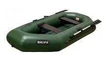 Лодка надувная ПВХ SibRiver Skiff 240 НД (Зеленый)