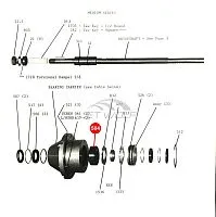 Подшипник водомётной насадки 504 Подшипник водомётной насадки 504
