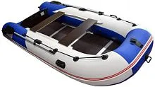 Лодка надувная ПВХ Хантер СТЕЛС 355 (Синий/белый)