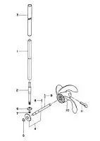 Вал торсионный (нижняя часть) M2,5 / M3,5