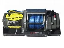 Лебёдка электрическая переносная KIWI WINCHES LBS 1500 (синтетический трос) 12V