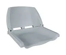Кресло складное Folding Plastic Boat Seat, серое