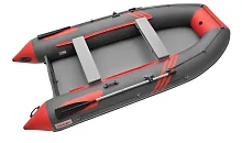 Лодка надувная ПВХ ROGER Zefir 3700 (Графит с красным)