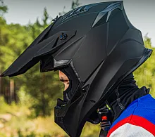 Шлем кроссовый WLT 127 Black Matt 2026