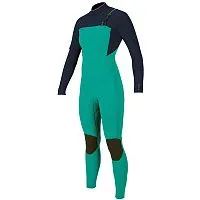 Гидрокостюм женский длинный O'NEILL WMS Psycho Tech 4/3 Chest Zip Full Black Flo 2022