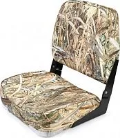Сиденье складное пластиковое с мягкими накладками, Skipper (осенний камуфляж)