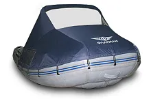 Тент универсальный носовой Флагман 320со стеклом(синий)