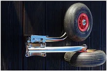 Транцевые колёса для Пайольных лодок Быстросъёмные/укороченные Нержавеющая сталь Колесец 