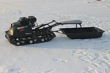 Мотобуксировщик Тофалар 500 Тягач 15 л.с. с санным модулем 