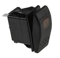 Переключатель двухпозиционный (ON)-ON 12В/20А 4Р с подсветкой