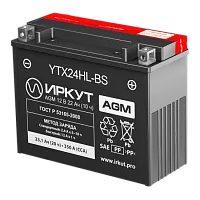 Аккумулятор ИРКУТ YTX24HL-BS 