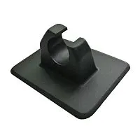 Держатель весла прямоугольный черный 27мм