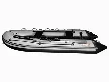 Лодка надувная ПВХ X-River GRACE WIND 360 (Серо-черный)