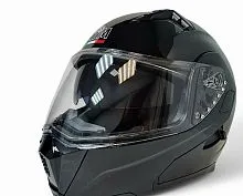 V Шлем модуляр AIM JK906 Black Glossy 2026