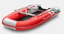 Лодка надувная ПВХ Gladiator E 350S (Красно-белый)