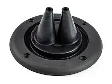 Манжетка для 2-х тросов черный д.105мм