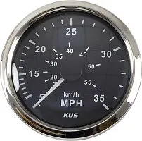 Прибор контроля скорости (спидометр) 0-55 км/ч манометрический KUS/Tainor черный 