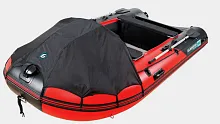Лодка надувная ПВХ Gladiator D 500AL (Красно-черный)